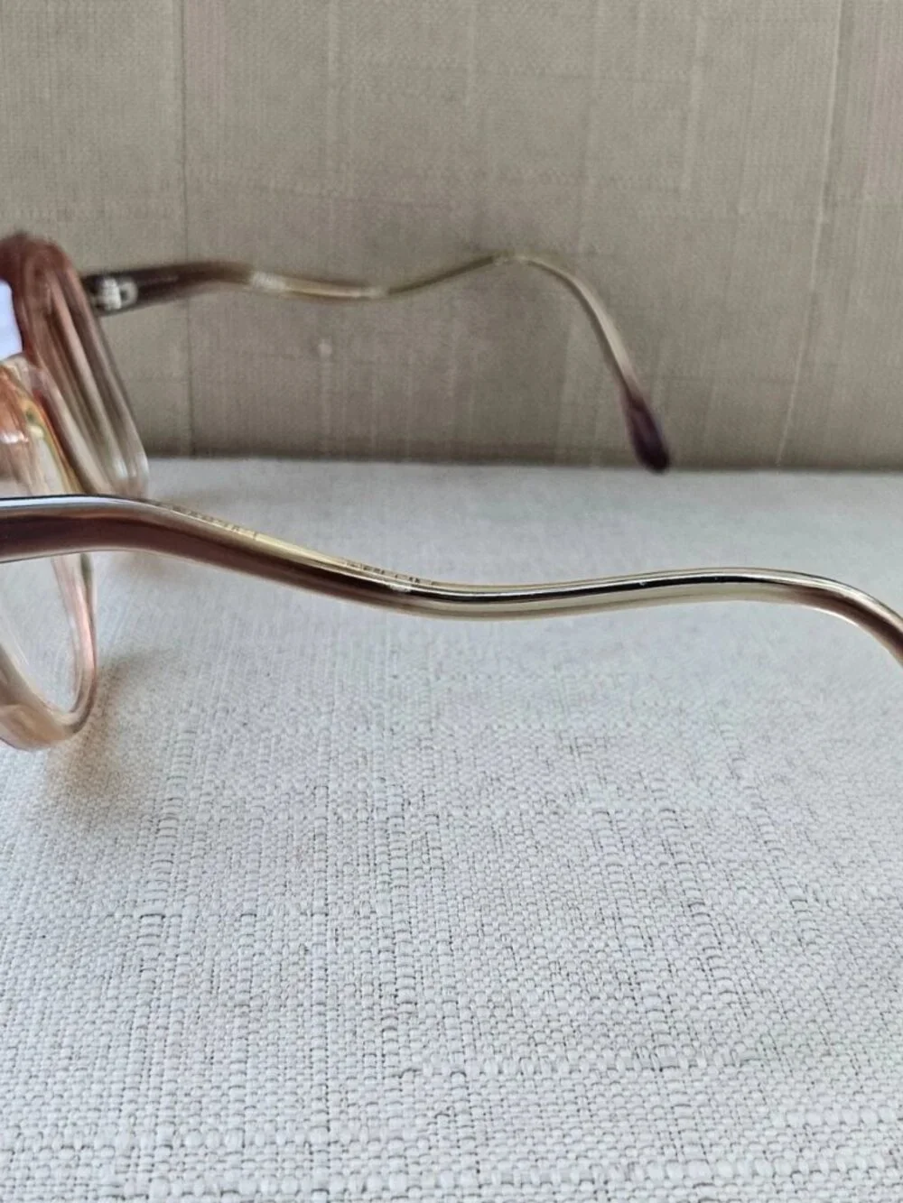 Vintage Liberty Women Eyeglasses Frame Kasper Eye Wear Wavy Temple Glasses